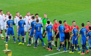 Germany and Argentina line up in a repeat of the 1986 and 1990 finals (Danilo Borges/Portal da Copa / CC-BY-3.0)